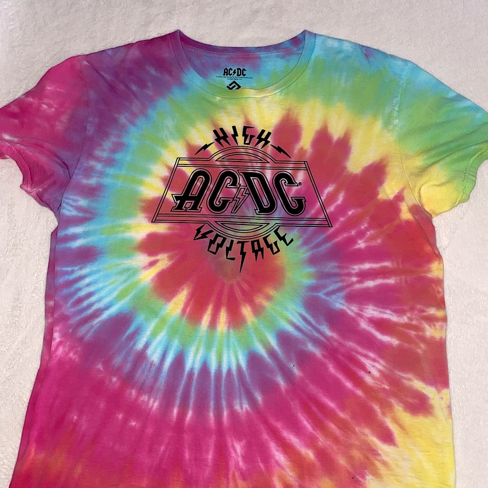 Urban Outfitters AC/DC Tie-Dye Tee